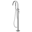 JTP KONO Chrome Floor Standing Bath Shower Mixer Tap