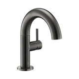 JTP VOS Brushed Black Side Lever Basin Mixer Swivel Spout Tap