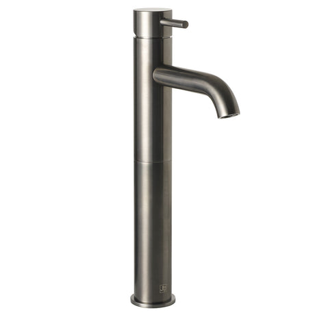 JTP VOS Brushed Black Single Lever Tall Basin Mixer Tap