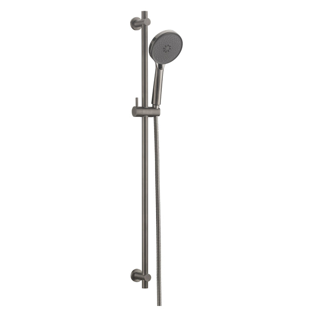 JTP VOS Brushed Black Slide Rail Shower Kit