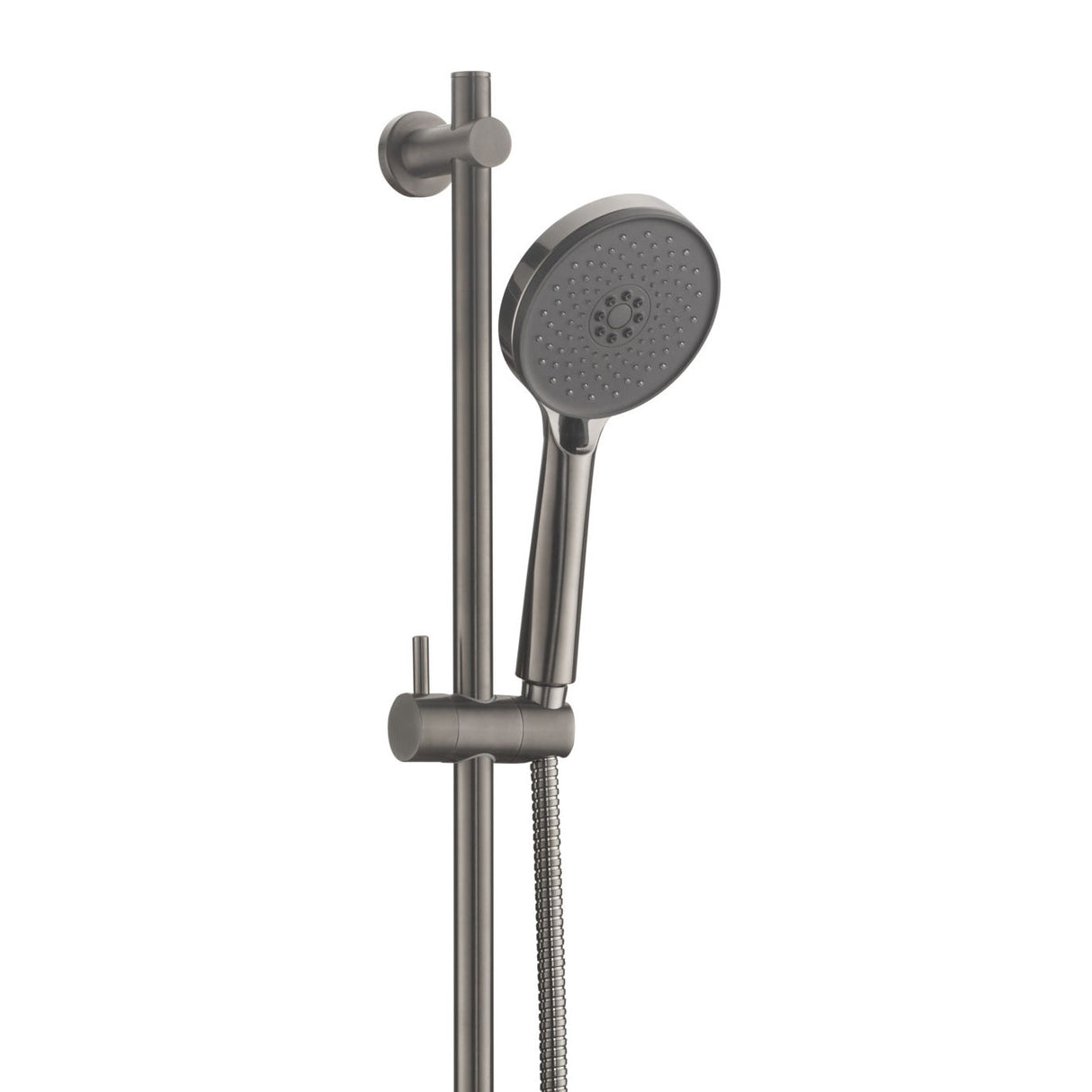 JTP VOS Brushed Black Slide Rail Shower Kit
