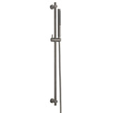 JTP VOS Brushed Black Slide Rail Shower Kit, Slim Shower