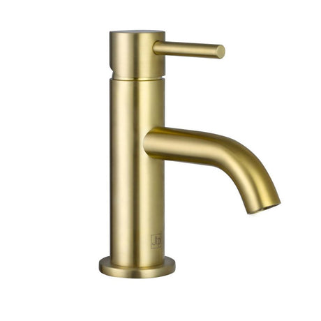 JTP VOS Brushed Brass Single Lever Mini Basin Mixer Tap
