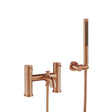 JTP VOS Brushed Bronze Bath Shower Mixer Tap