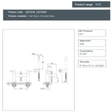 JTP VOS Bath Shower Mixer Tap