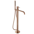JTP VOS Brushed Bronze Floor Standing Bath Shower Mixer Tap