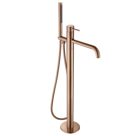 JTP VOS Brushed Bronze Floor Standing Bath Shower Mixer Tap
