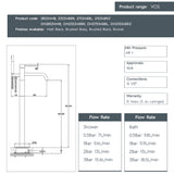 JTP VOS Floor Standing Bath Shower Mixer Tap