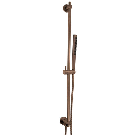 JTP VOS Brushed Bronze Slide Rail with Single Function Hand Shower & Hose