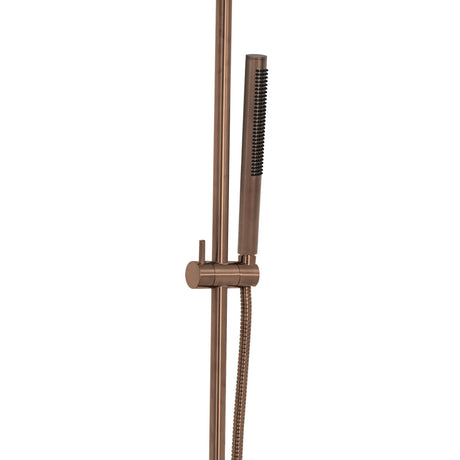 JTP VOS Brushed Bronze Slide Rail with Single Function Hand Shower & Hose