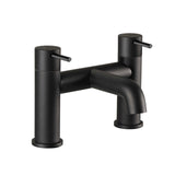 JTP VOS Matt Black Bath Filler Tap