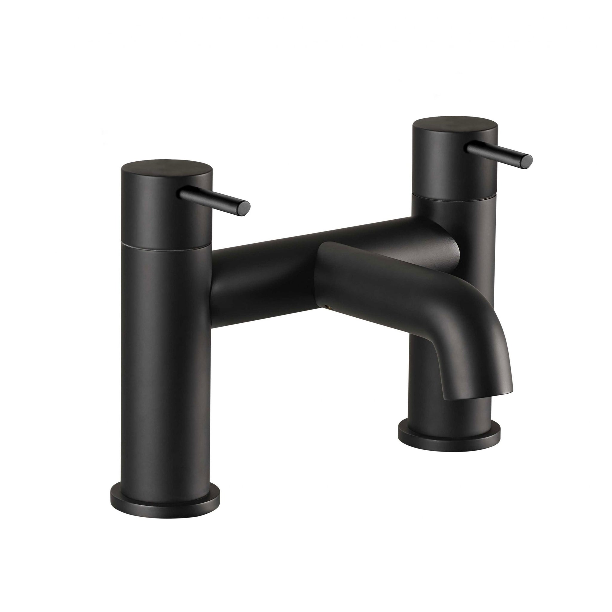 JTP VOS Matt Black Bath Filler Tap