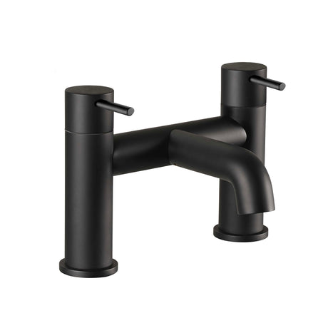 JTP VOS Matt Black Bath Filler Tap