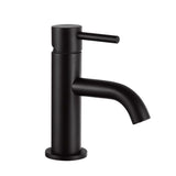 JTP VOS Matt Black Single Lever Mini Basin Mixer Tap