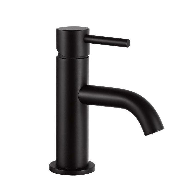 JTP VOS Matt Black Single Lever Mini Basin Mixer Tap
