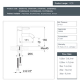 JTP VOS Single Lever Basin Mixer Tap