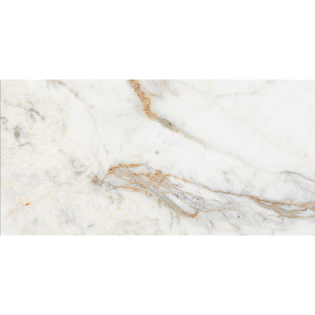 Liora White Rectified Polished Tile 30 x 60cm