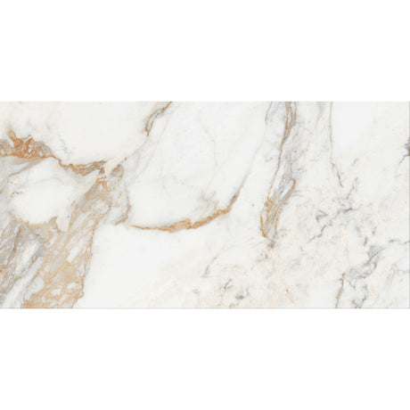 Liora White Rectified Polished Tile 60 x 120cm