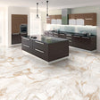 Liora White tile on kitchen floor