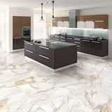 Liora White tile on kitchen floor