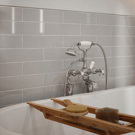 Luma Grigio Gloss Ceramic Wall Tiles