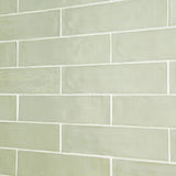 Luma Sage Gloss Ceramic Wall Tiles