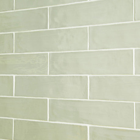Luma Sage Gloss Ceramic Wall Tiles