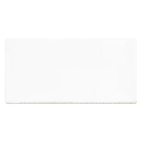 Luma White Gloss Ceramic Wall Tile 75 x 150mm