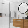 Lumina White Polished Porcelain Tiles on wall