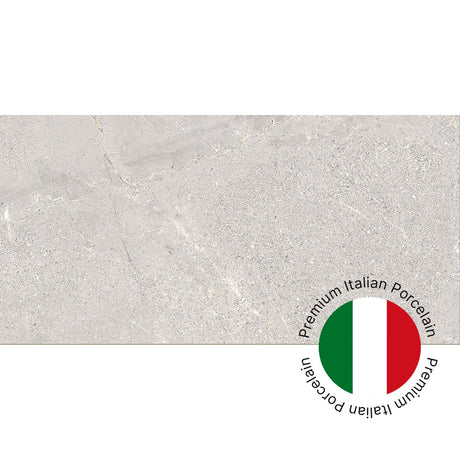 Luvina Grey Rectified Matt Porcelain Tile 30 x 60cm