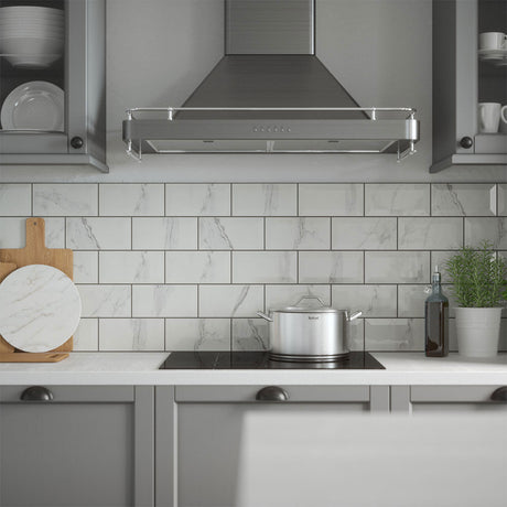 Metro Calacatta Gloss Ceramic Wall Tiles