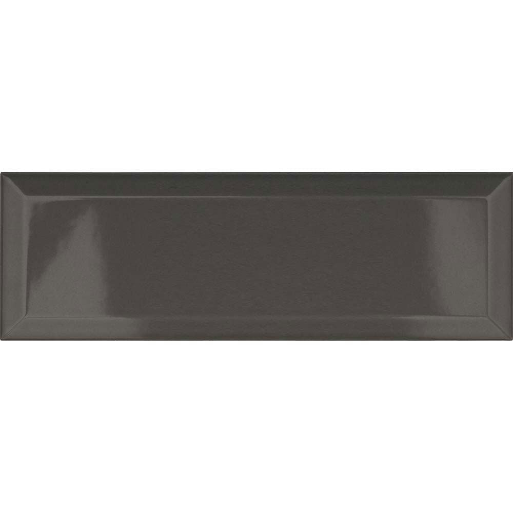 Metro Graphite Gloss Ceramic Wall Tile 100 x 300mm