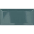 Metro Turquoise Gloss Ceramic Wall Tile 100 x 200mm