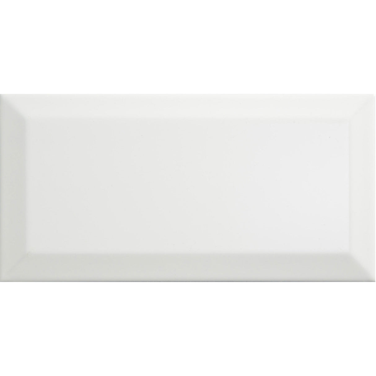 Metro White Gloss Ceramic Wall Tile 100 x 200mm