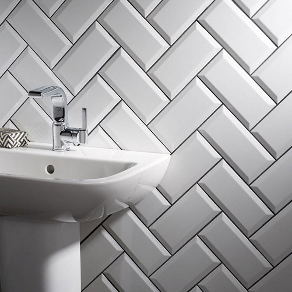 Metro White Gloss Ceramic Wall Tiles