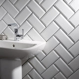 Metro White Gloss Ceramic Wall Tiles