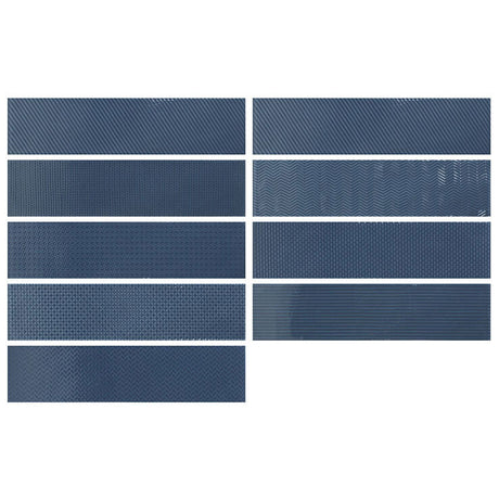 Mira Patterns Denim Gloss Ceramic Wall Tiles