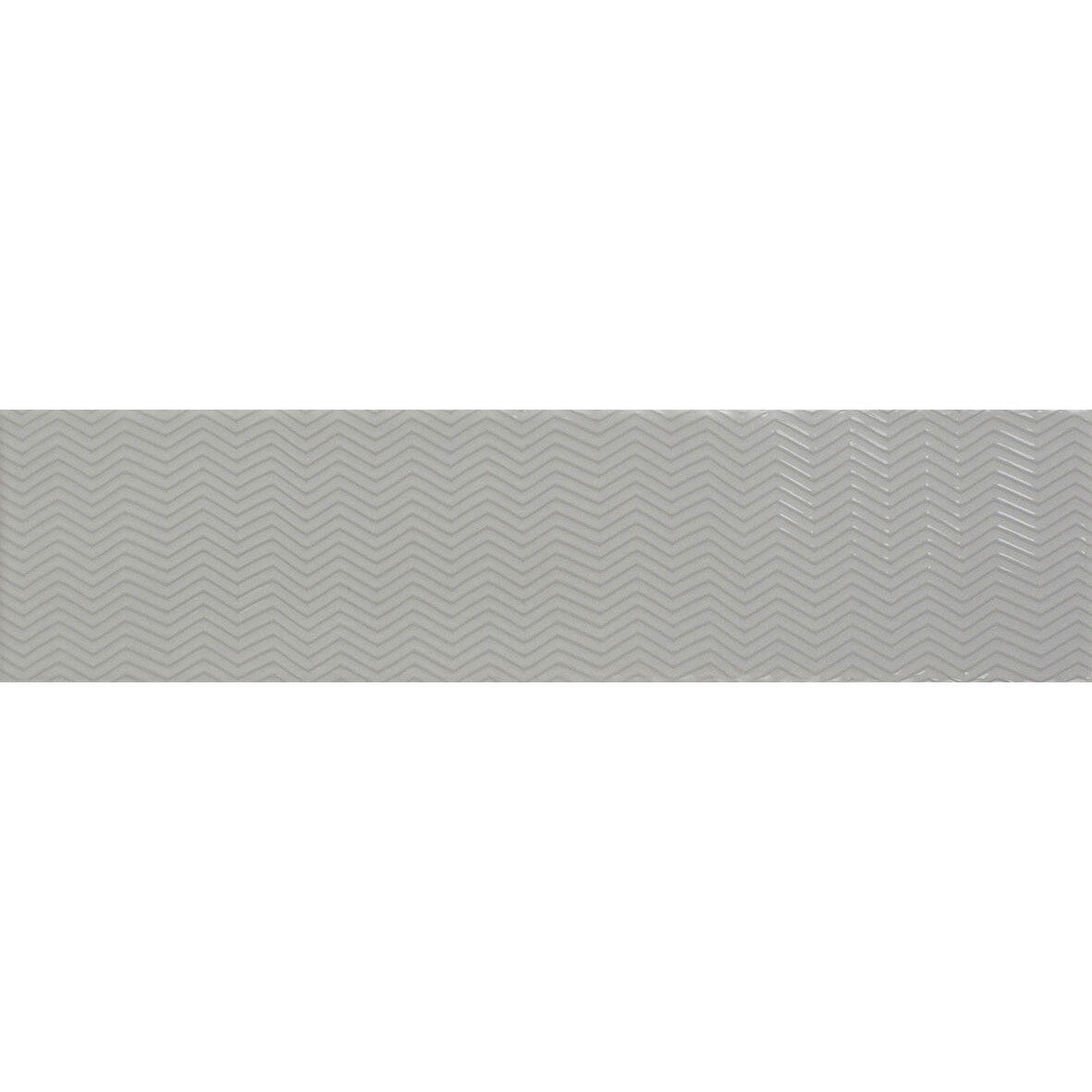 Mira Patterns Grey Gloss Ceramic Wall Tile 75 x 300mm