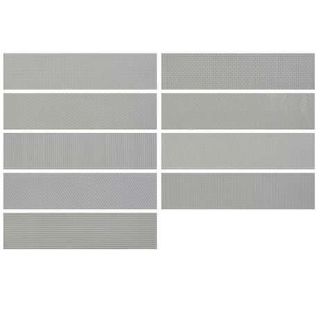 Mira Patterns Grey Gloss Ceramic Wall Tiles (various styles)
