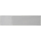 Mira Plain Grey Gloss Ceramic Wall Tile 75 x 300mm