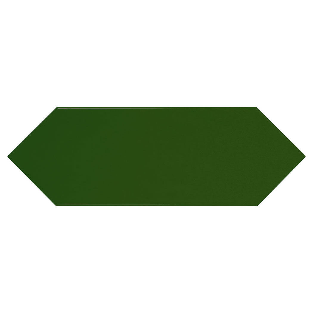 Nexa Bottle Green Gloss Ceramic Wall Tile 100 x 300mm