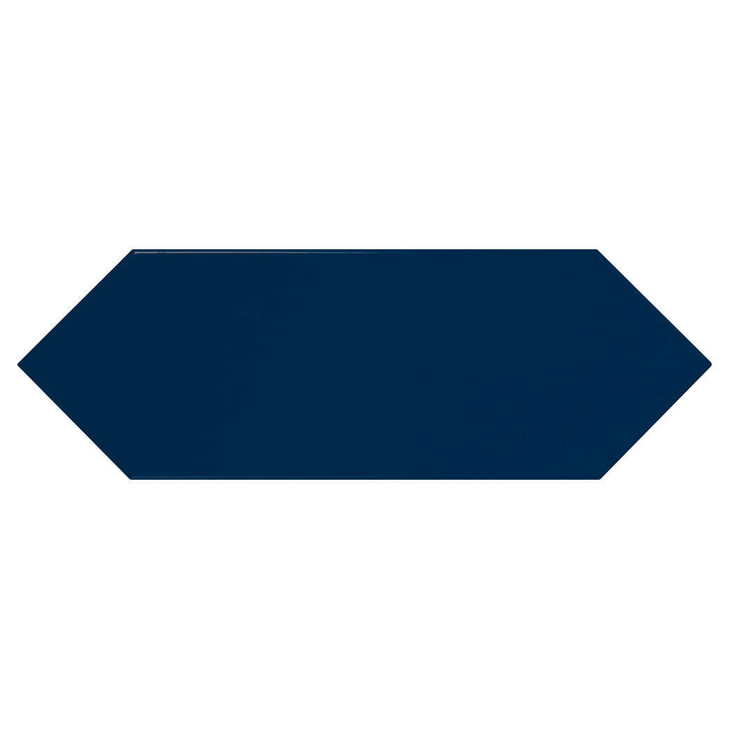 Nexa Dark Blue Gloss Ceramic Wall Tile 100 x 300mm