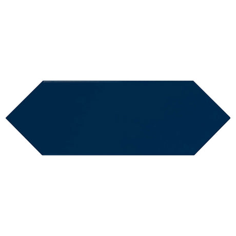 Nexa Dark Blue Gloss Ceramic Wall Tile 100 x 300mm