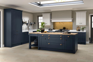 Omega Sheraton Nouveau Painted Indigo Blue & Limestone