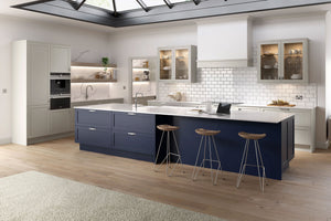 Omega Sheraton Monarch Light Grey & Indigo Blue