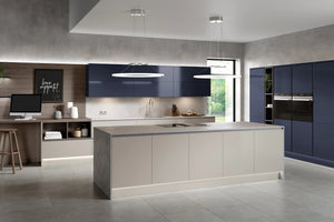 Omega Sheraton Oblique Gloss Indigo Blue & Limestone