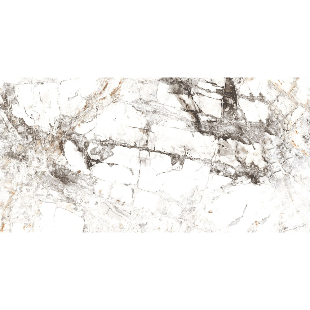 Oris White Rectified Polished Tile 30 x 60cm