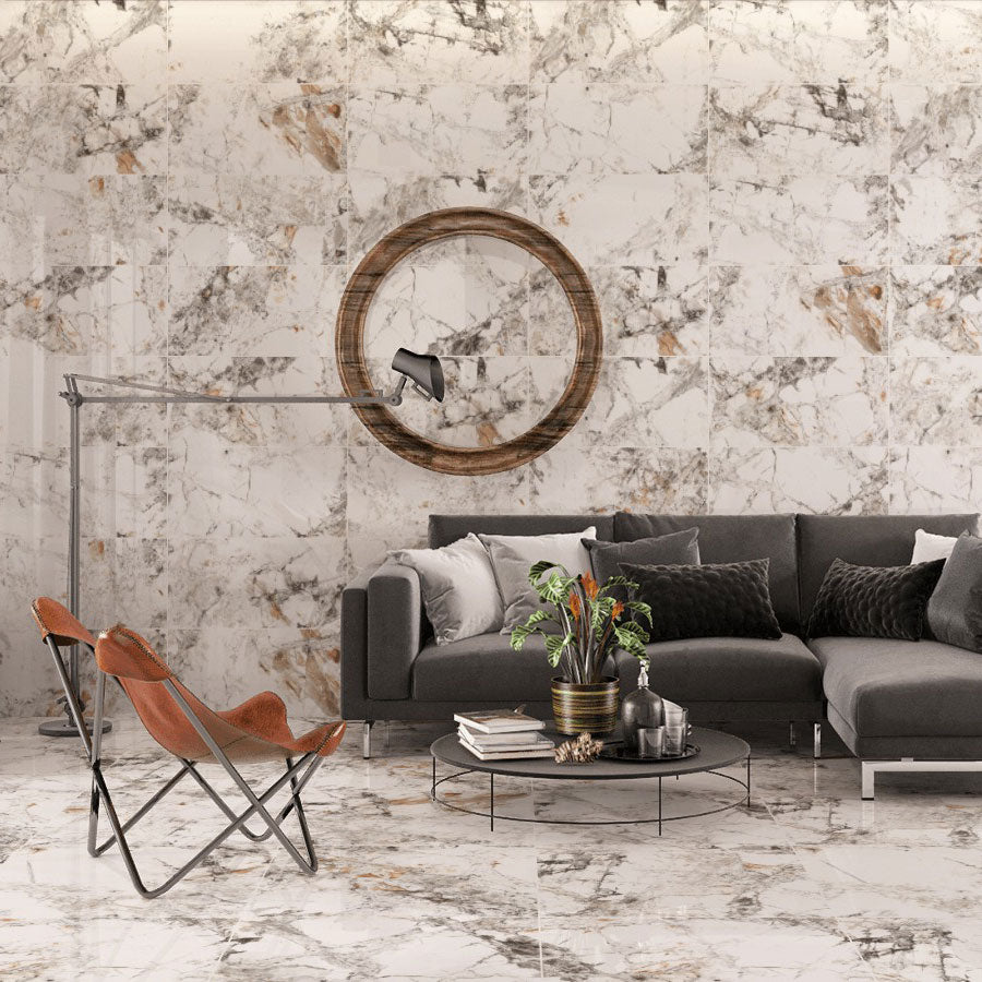 Oris White tiles on the wall and floor