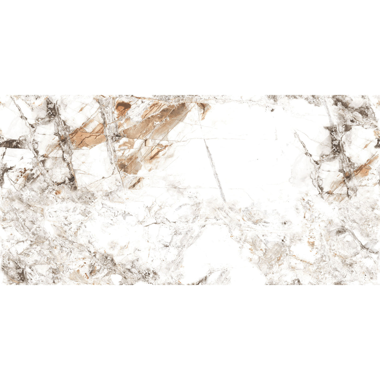 Oris White Rectified Polished Tile 60 x 120cm