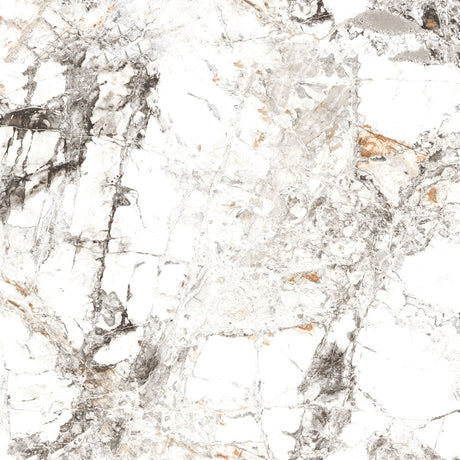 Oris White Rectified Polished Tile Tile 60 x 60cm